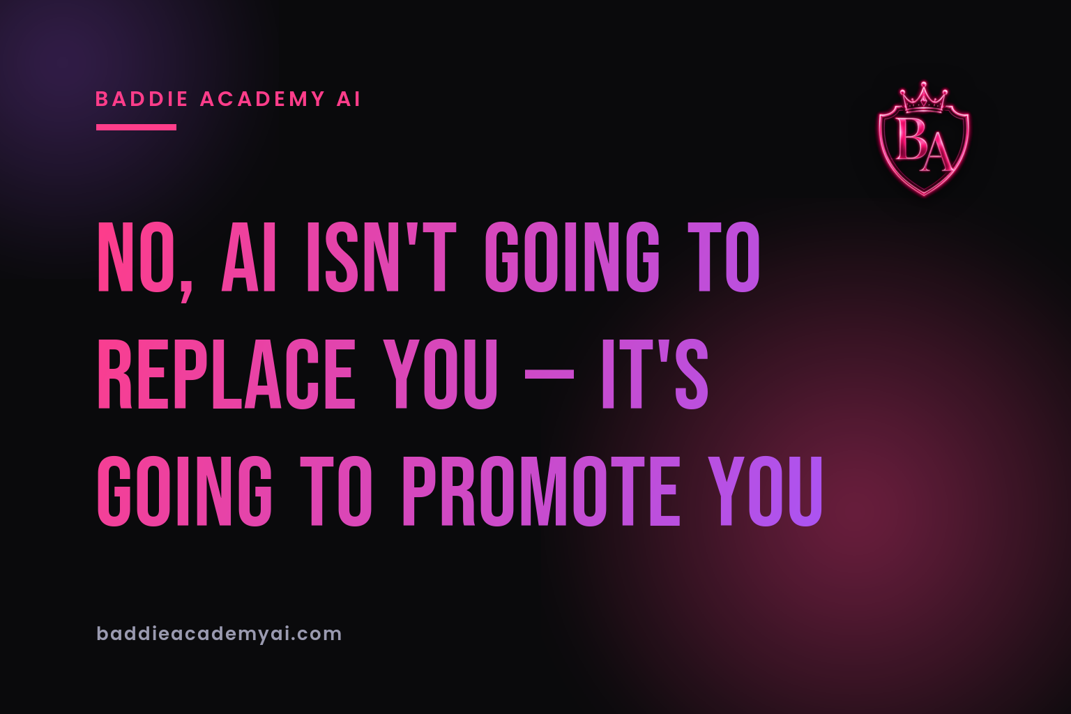 No, AI Isn't Going to Replace You — It's Going to Promote You
