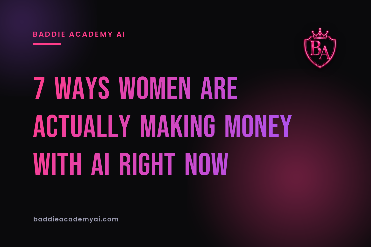 7 Ways Women Are Actually Making Money With AI Right Now