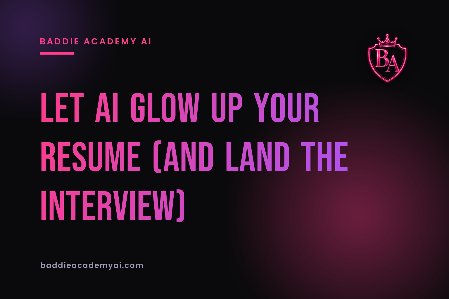 Let AI Glow Up Your Resume (and Land the Interview)