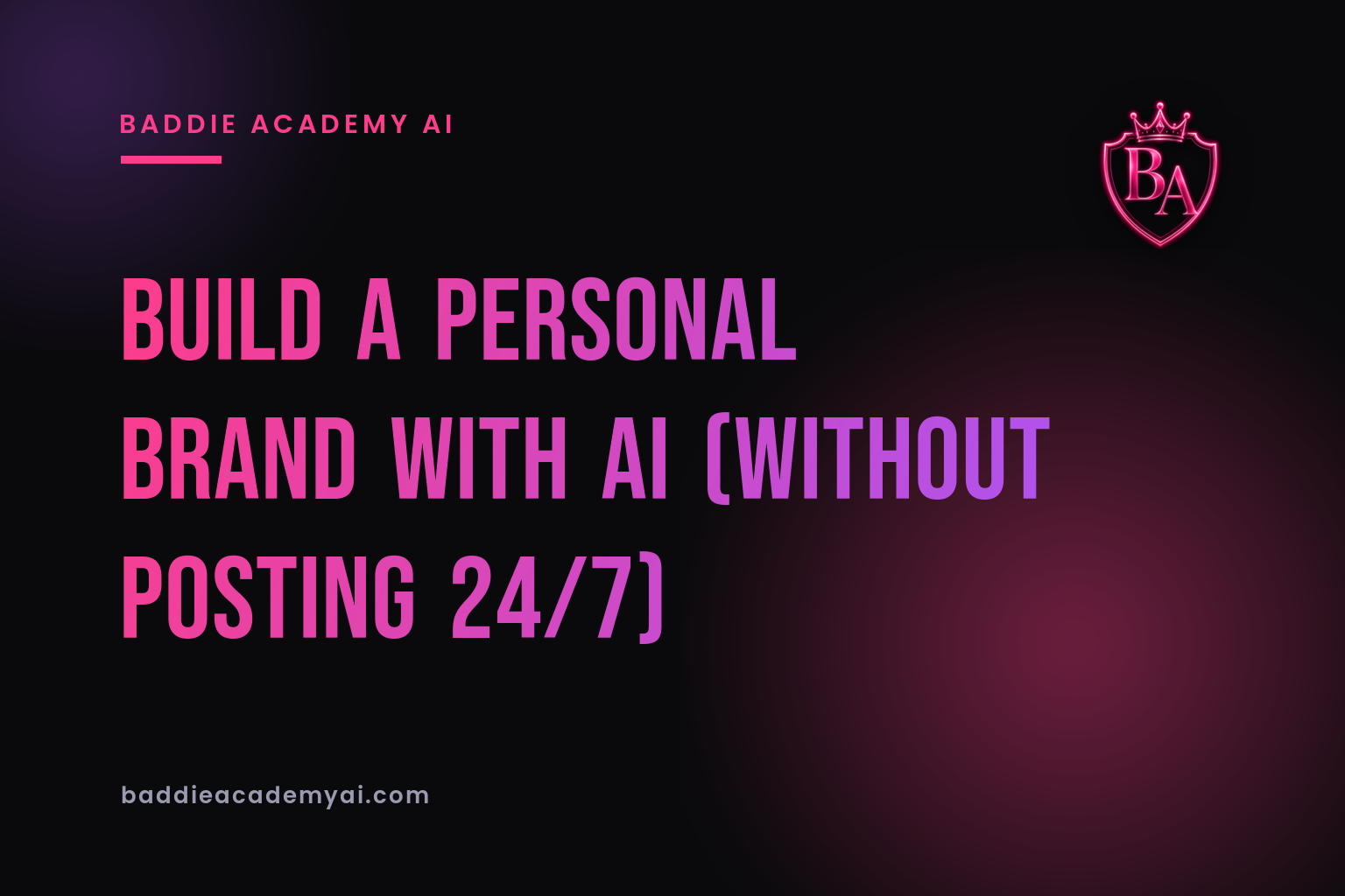 Build a Personal Brand With AI (Without Posting 24/7)